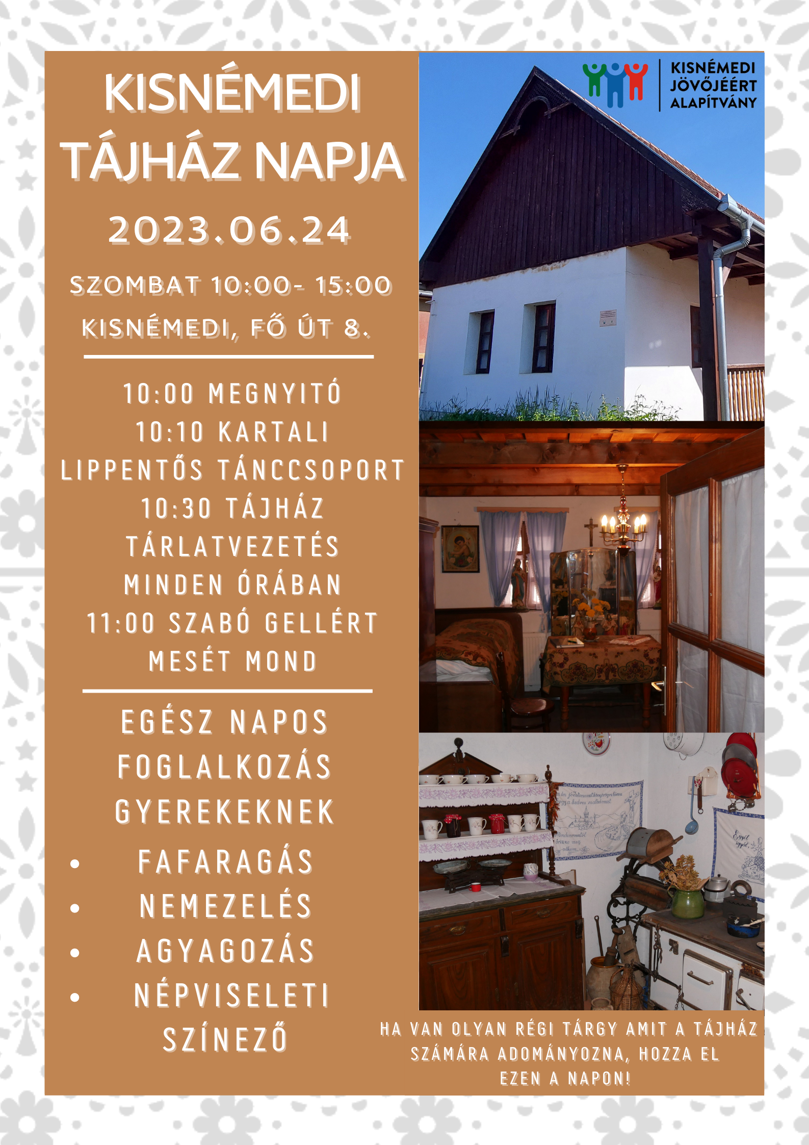 Tájház nap Kisnémedin